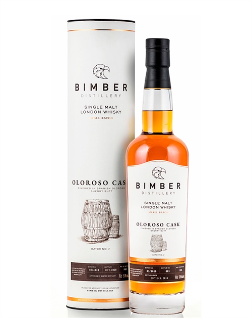 Bimber Oloroso Cask Batch 3 Single Malt London Whisky 70 cl 51,4%