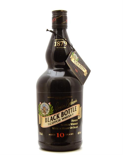 Black Bottle "With A Heart Of Islay" 10 år Finest Blended Islay Malt Scotch Whisky 40%