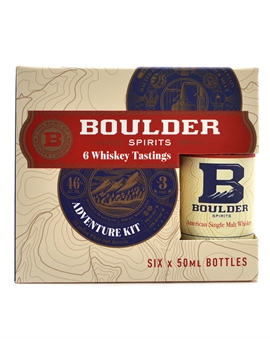 Boulder Spirits Miniature Adventure Kit Whiskey 6x5 cl