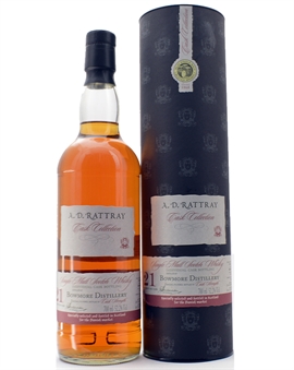 Bowmore 1989/2010 A D Rattray 21 år Single Cask Islay Malt Whisky 52,2%  