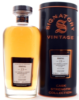 Braeval 2000/2023 Signatory Vintage 23 år Single Speyside Malt Scotch Whisky 60,4%