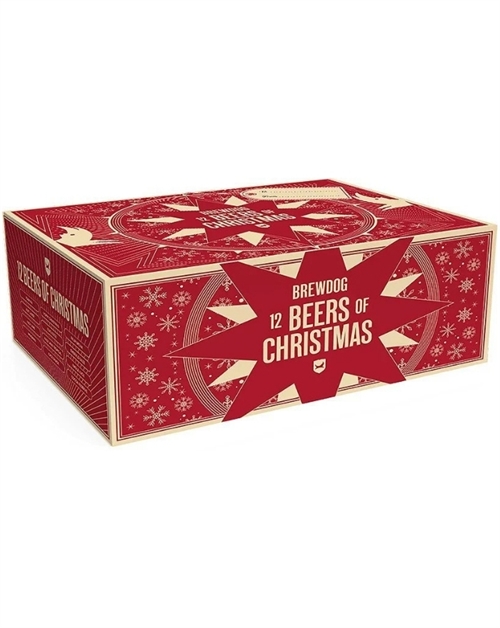 BrewDog 12 Beers of Christmas Mixpakke Øl 12 x 33 cl 4-8%