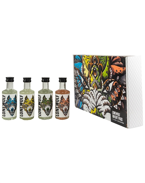 Brewdog Lone Wolf Gin Gavesæt Wolf Pack 4x5 cl 40%