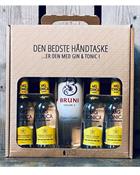 Bruni Collins Gin Giftbox med 4 tonicvand Gin Spanien 70 cl 39%