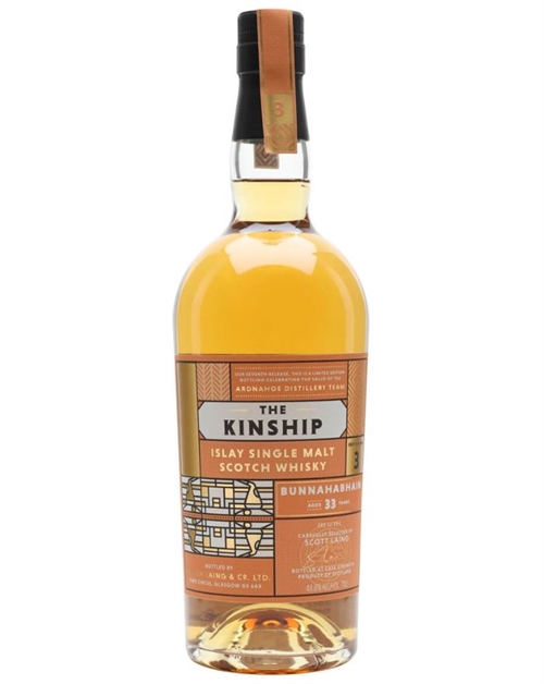 Bunnahabhain 33 år The Kinship 2023 Single Islay Malt Whisky 48,8%