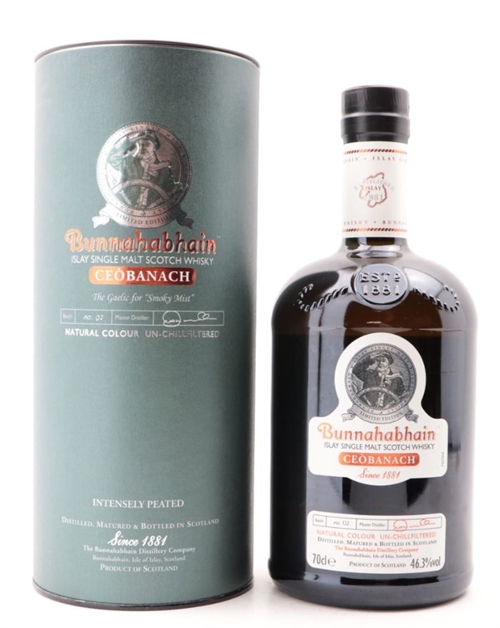Bunnahabhain Ceóbanach Batch 2 Islay Single Malt Scotch Whisky 70 cl 46,3%
