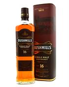 Bushmills 16 år Triple Distilled Old Version Single Malt Irish Whiskey 40%