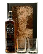 Bushmills Black Bush Blended Irish Whiskey Gavesæt med 2 glas 40%