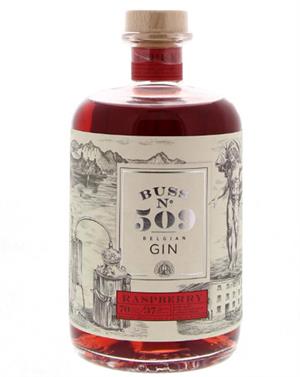 Buss No 509 Small Batch Raspberry Premium Belgisk Gin 70 cl 37,5%