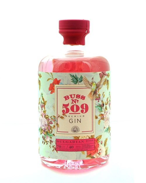 Buss No 509 Small Batch Bulgarian Rose Premium Belgisk Gin 70 cl 40%