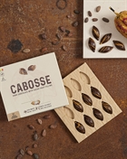 Cabosse Mørk Chokolade med kakaofrugt fyld 120g.