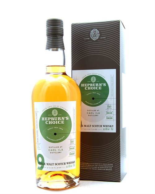 Caol Ila 2010/2020 Hepburns Choice 9 år Sherry Butt Finish Single Cask Malt Whisky 70 cl 46%