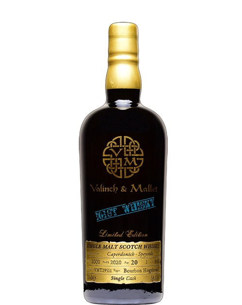 Caperdonich 20 år 2000/2020 Valinch & Mallet Single Speyside Malt Whisky 70 cl 54,1% Front