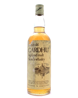 Cardhu 12 år Tall Bottle Old Version Highland Malt Scotch Whisky 75 cl 43%
