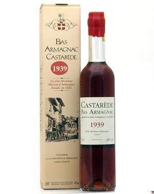 Castarède Vintage 50 cl Appellation Bas Armagnac Controlee 40%