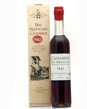 Castarède Vintage 50 cl Appellation Bas Armagnac Controlee 40%