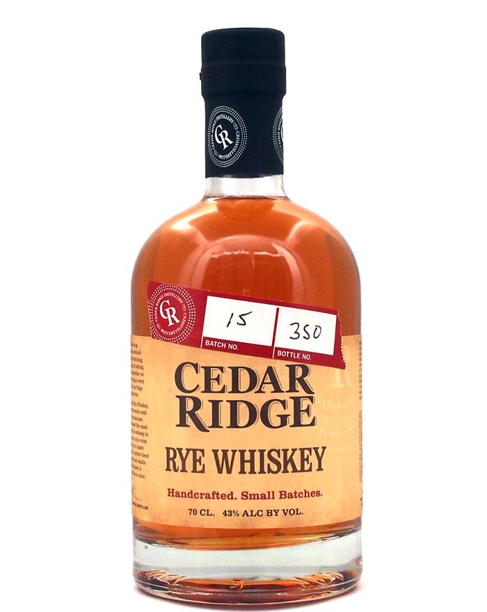 Køb Cedar Ridge Rye Whiskey Handcrafted » Fri Fragt*