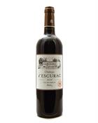 Chateau d´Escurac Medoc Cru Bourgois 2016 French Rødvin 75 cl 14%