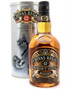 Chivas Regal 12 år Old Version 2 keys metalbox Premium Blended Scotch Whisky 70 cl 40%