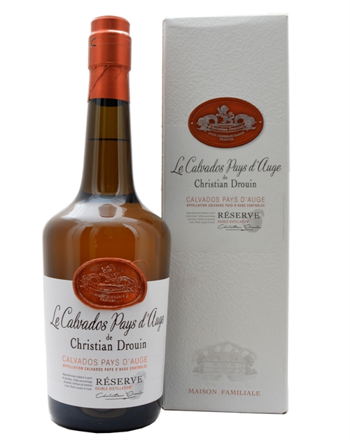 La Calvados Pays d\'Auge de Christian Drouin Reserve Fransk Calvados 40%