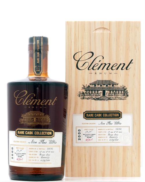 Clement Rare Cask Collection Non Plus Ultra Single Cask Martinique Rom 50 cl 54,36%