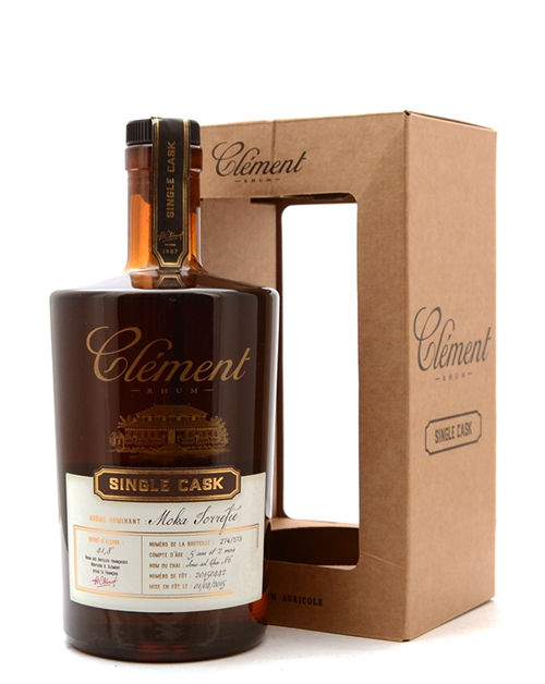 Clement Rhum Vieux Single Cask Moka Torrefie 5 år Martinique Rom 50 cl 41,8%