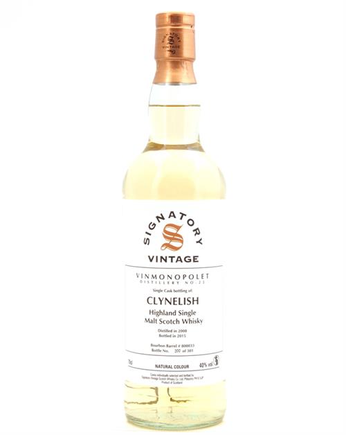 Clynelish 2008/2015 Signatory Vintage 7 år Vinmonopolet