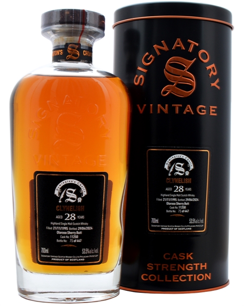 Clynelish 1995/2024 Symingtons Choice 28 år Signatory Single Highland Malt Whisky 53.5%