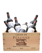Croix de Pérenne, Bordeaux 2020 Fransk Rødvin 75 cl 15% - 6 stk i trækasse