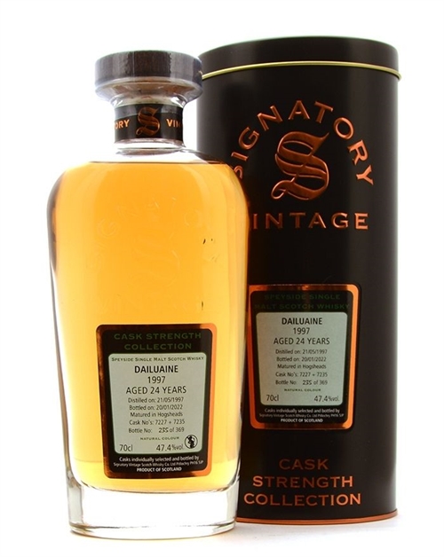 Dailuaine 1997 Signatory 24 år Single Speyside Malt Whisky