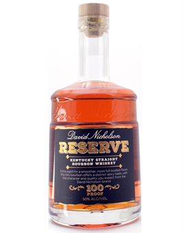 David Nicholson Reserve Kentucky Straight Bourbon Whiskey 100 Proof