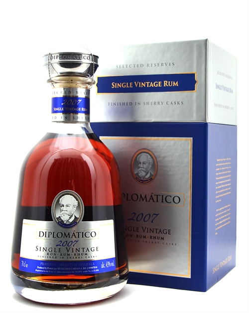 Diplomatico Single Vintage 2007 Sherry Cask Finish Venezuela Rom 70 cl 43%