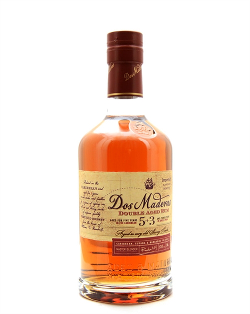 Dos Maderas 5+3 Rum Caribbean Ron Anejo 5+3 år Rom 37,5%