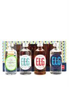 ELG Miniature / Miniflaske 4x5 cl Premium Danish Gin 46,3-57,2%