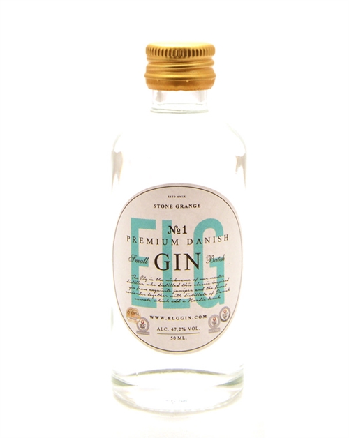 ELG Miniature No 1 Premium Danish Small Batch Gin 5 cl 47,2%