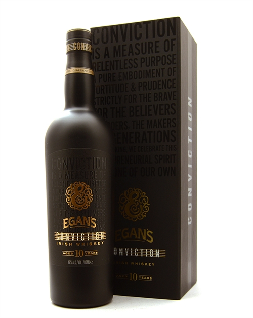 Egans Conviction 10 år Irish Whiskey 46%