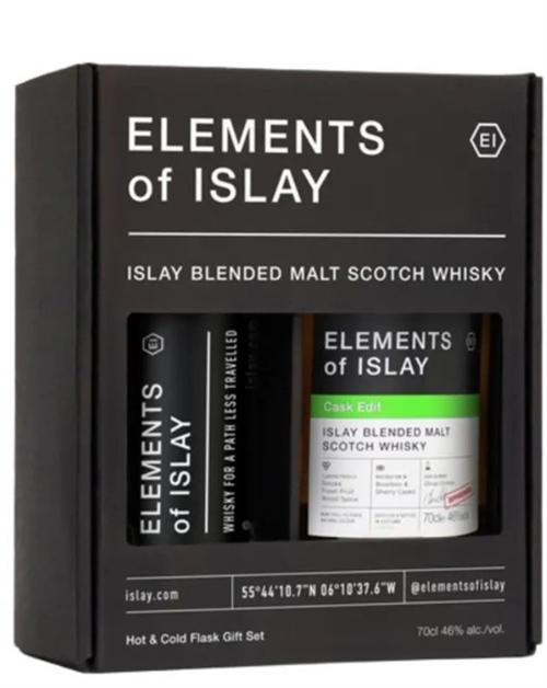 Elements of Islay Cask Edit Giftbox Islay Blended Malt Scotch Whisky 70 cl 46%