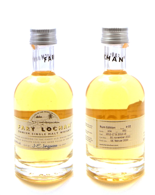 Fary Lochan Miniature Batch 02 Rum Edition Romfinish Danish Single Malt Whisky 5 cl 55,9%