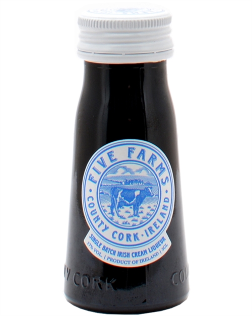Five Farms Miniature Irish Whiskey Cream Likør 5 cl Irland 17%
