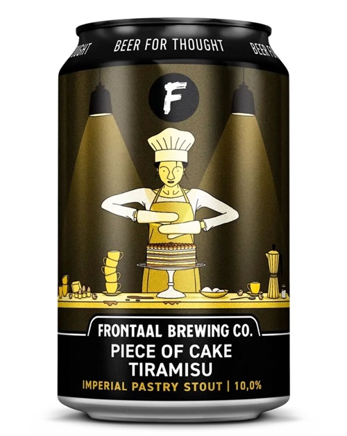 Frontaal Brewing Co Piece of cake Tiramisu Imperial Pastry Stout Dåseøl 330 ml 10%