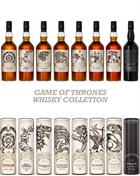 Game of Thrones Whisky Collection Hele Serien 8x70 cl 40%