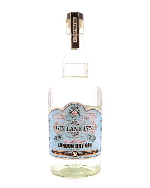 Gin Lane 1751 Small Batch London Dry Gin 70 cl 40%