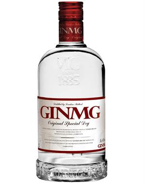 Gin MG Dry Gin indeholder 70 centiliter med 40 procent alkohol