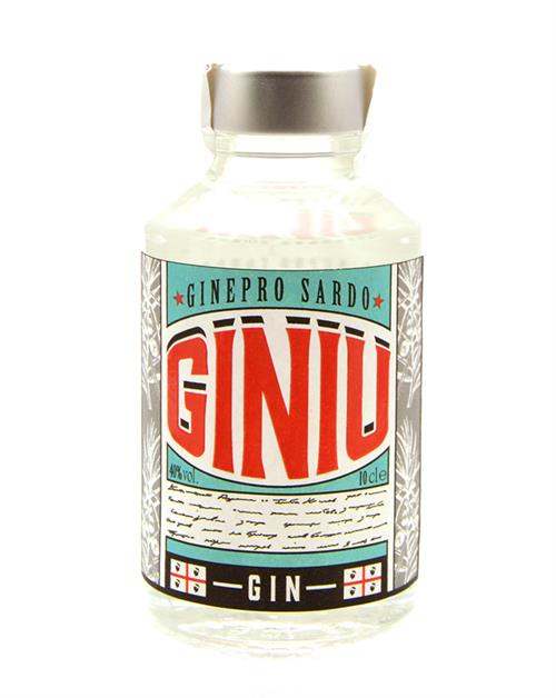 Giniu Miniature Sardegna Silvio Carta Gin 10 cl 40%