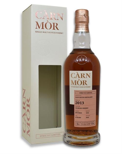 Glen Keith 2013/2022 Carn Mor 8 år Single Speyside Malt Whisky 70 cl 47,5%