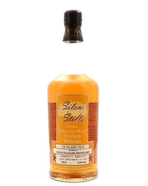 Glen Flagler 1972/1997 Silent Stills Signatory 24 år Single Lowland Malt Scotch Whisky 52%