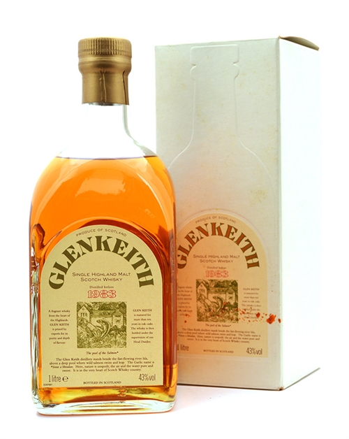 Glen Keith 1983 The Pool of The Salmon Old Version Single Highland Malt Scotch Whisky 100 cl 43%