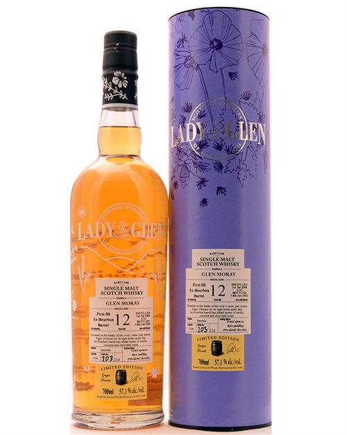 Glen Moray 2008 Lady of the Glen 12 yr Single Speyside Malt Whisky