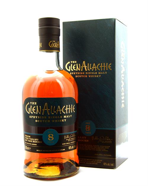 GlenAllachie 8 år Speyside Single Malt Scotch Whisky