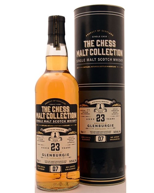 Glenburgie 23 år The Chess Malt Collection D7 Single Island Malt Whisky